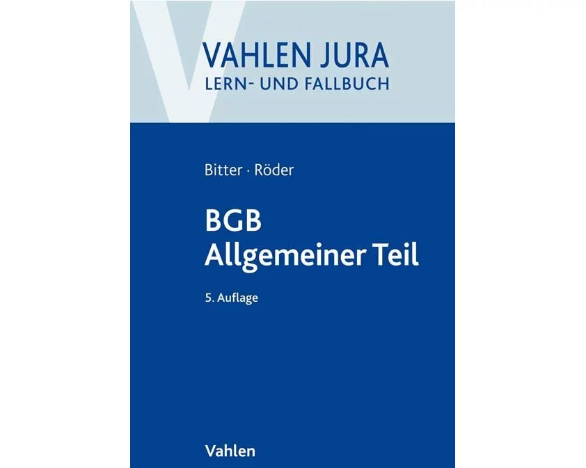 BGB Allgemeiner Teil