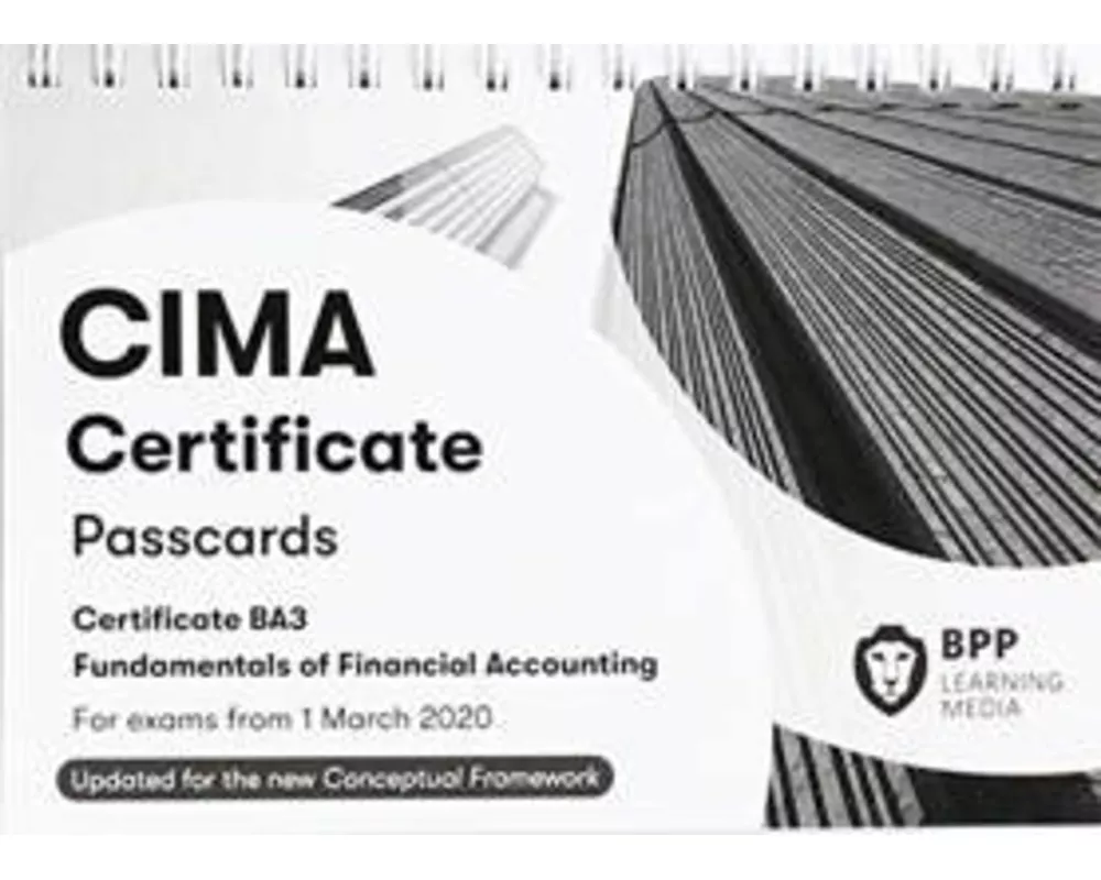 CIMA BA3 Fundamentals of Financial Accounting
