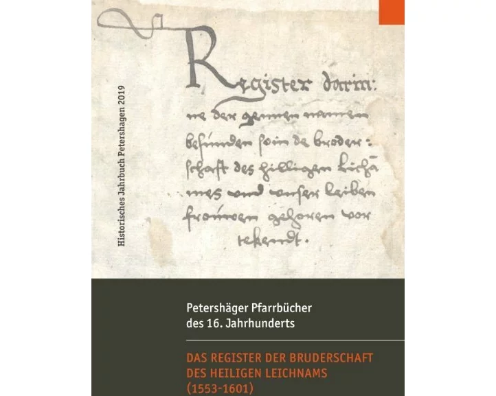 Petershäger Pfarrbücher des 16. Jahrhunderts
