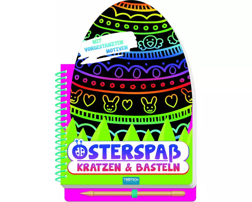 Trötsch Osterspass Kratzen & Basteln