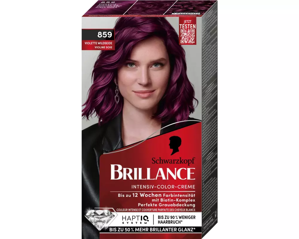Schwarzkopf BRILLANCE Haarcoloration Brillance 859 Violette Wildseide