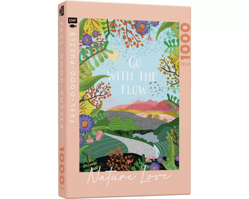 Feel-good-Puzzle 1000 Teile – NATURE LOVE: Go with the flow