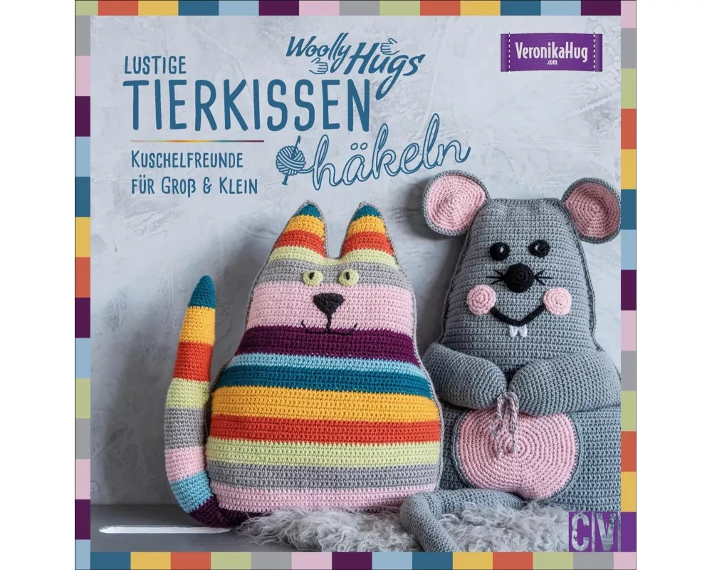 Woolly Hugs Lustige Tierkissen häkeln