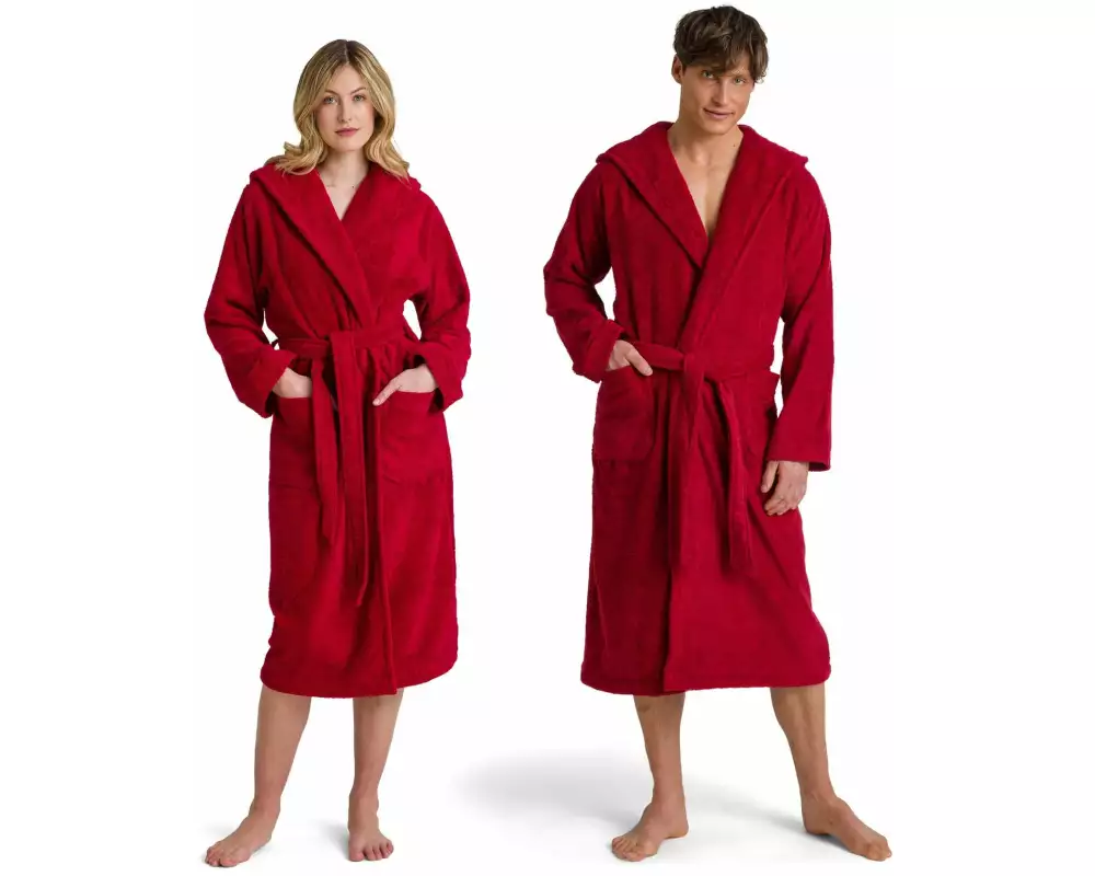 Möve Bademantel Superwuschel XL, Rot