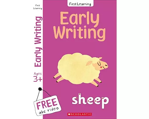 Writing workbook for Ages 3-5 (Book 1)This preschool activity book includes a free abc video