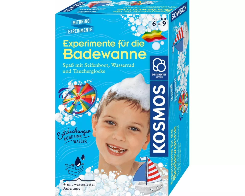 Experimente für die Badewanne