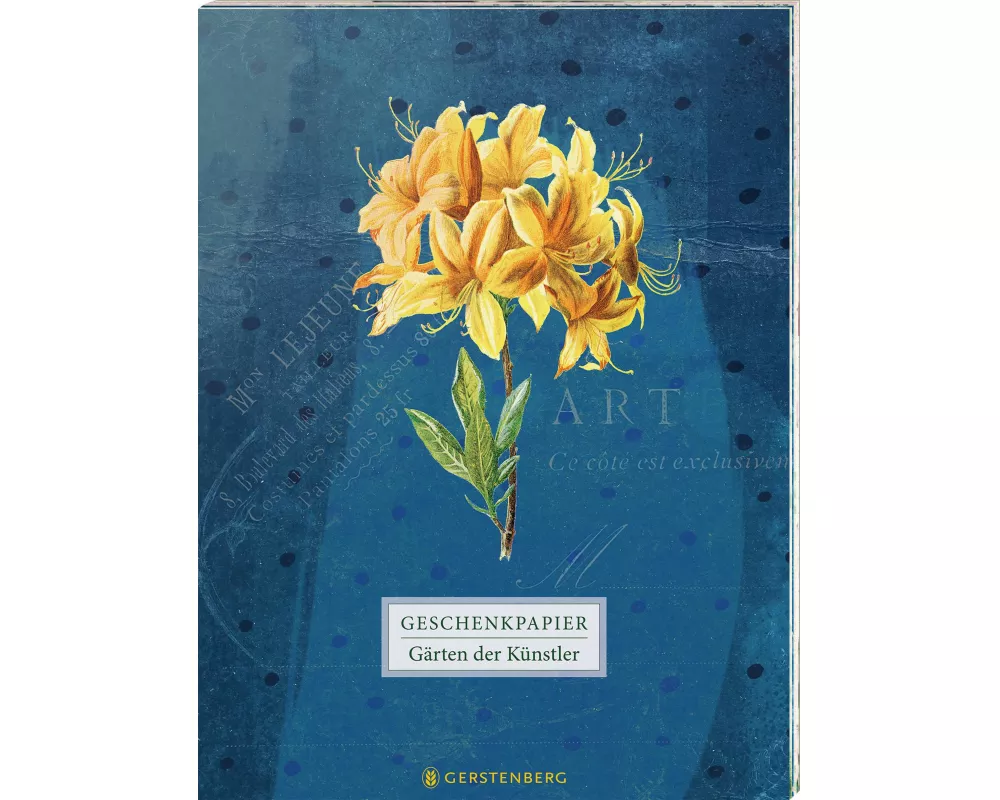 Die Gärten der Künstler Geschenkpapier-Heft Motiv Orchidee
