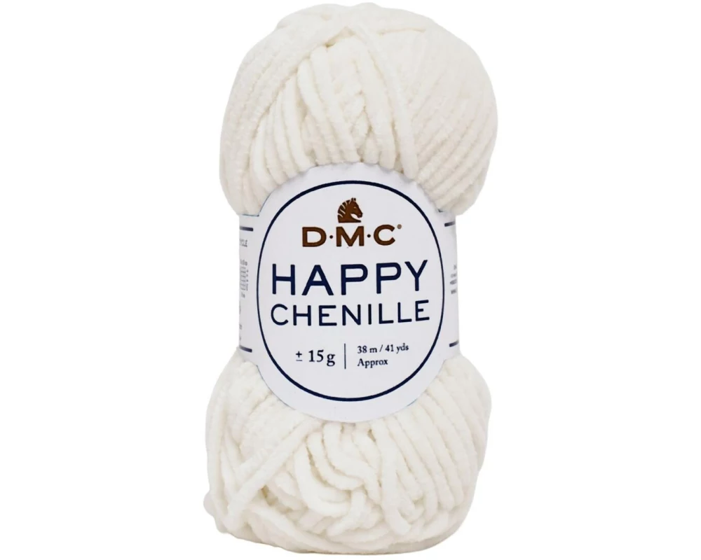 DMC Wolle Happy Chenille Ivory, 38 m