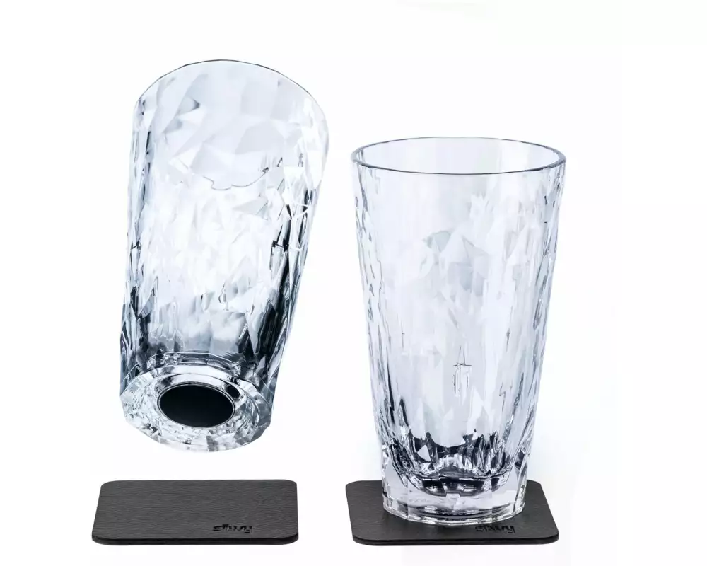 Silwy Outdoor-Longdrinkglas Hightech-Kunststoffgläser 2er-Set