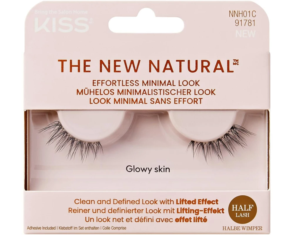 Kiss The New Natural Half Lash 01 Schwarz