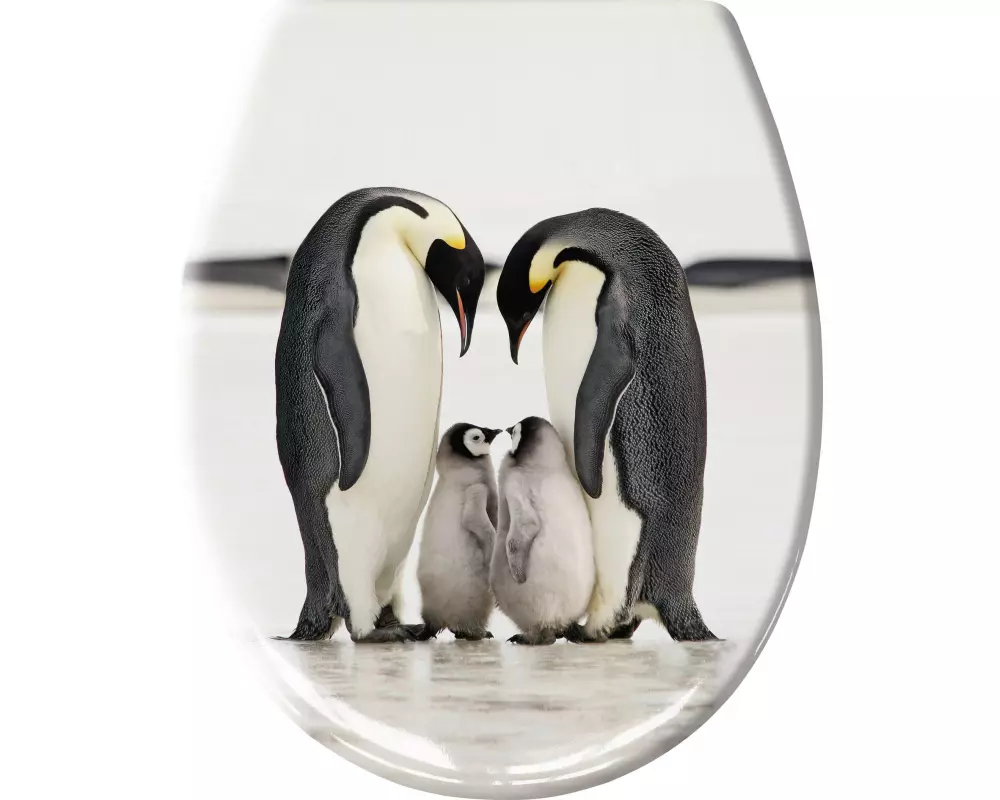 Kleine Wolke Toilettensitz Jacksons Pinguin Schwarz/Weiss