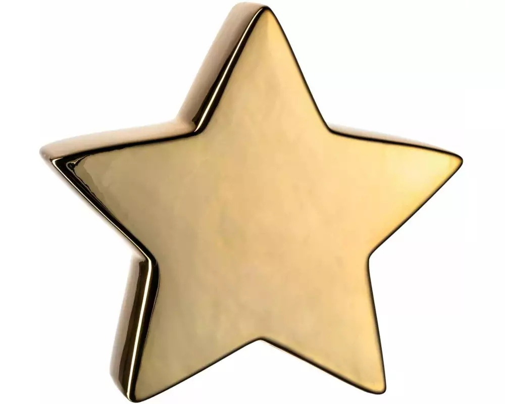 Leonardo Weihnachtsdeko Stern Magico 20 cm, Keramik