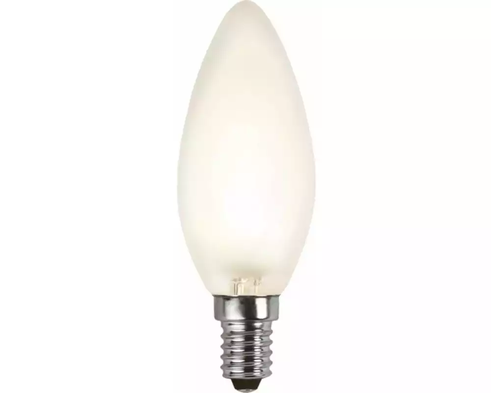 Star Trading LED Leuchtmittel E14 C35 Frosted 400 lm, 2700K, 4W, 230 V