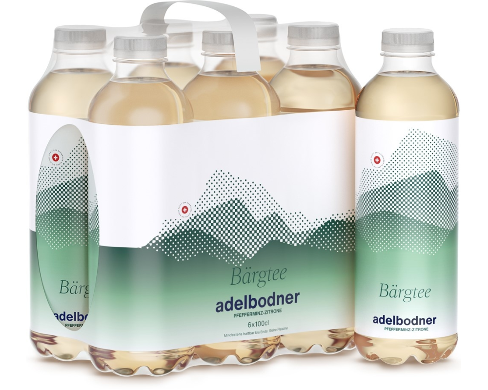 ADELBODNER Bärgtee Minze 162154 100 cl, 6 Stk.