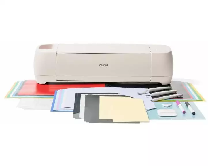 Cricut Schneideplotter Explore 4 Essential Bundle Muschelweiss