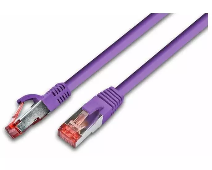 Wirewin Patchkabel RJ-45 - RJ-45, Cat 6, S/FTP, 1 m, Violett