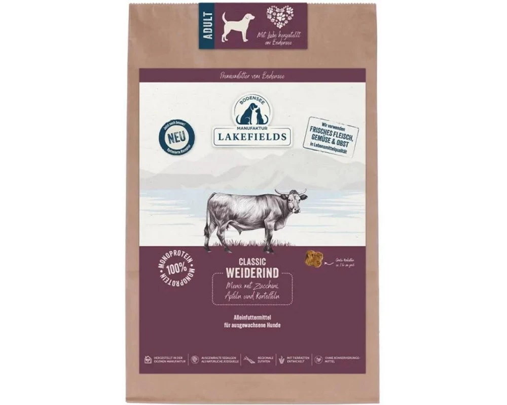 Lakefields Trockenfleisch-Menü Rind 2.5 kg