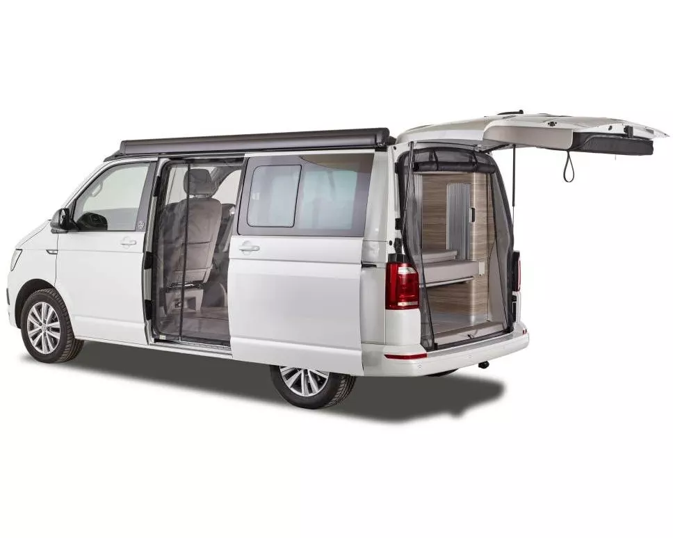 Van Quito Schiebetürenmoskitonetz, Magnet RV, fine-mesh, links VW T7