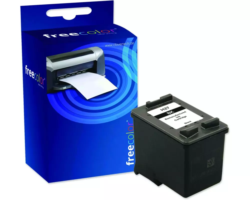 Freecolor Tinte HP No. 27 Black