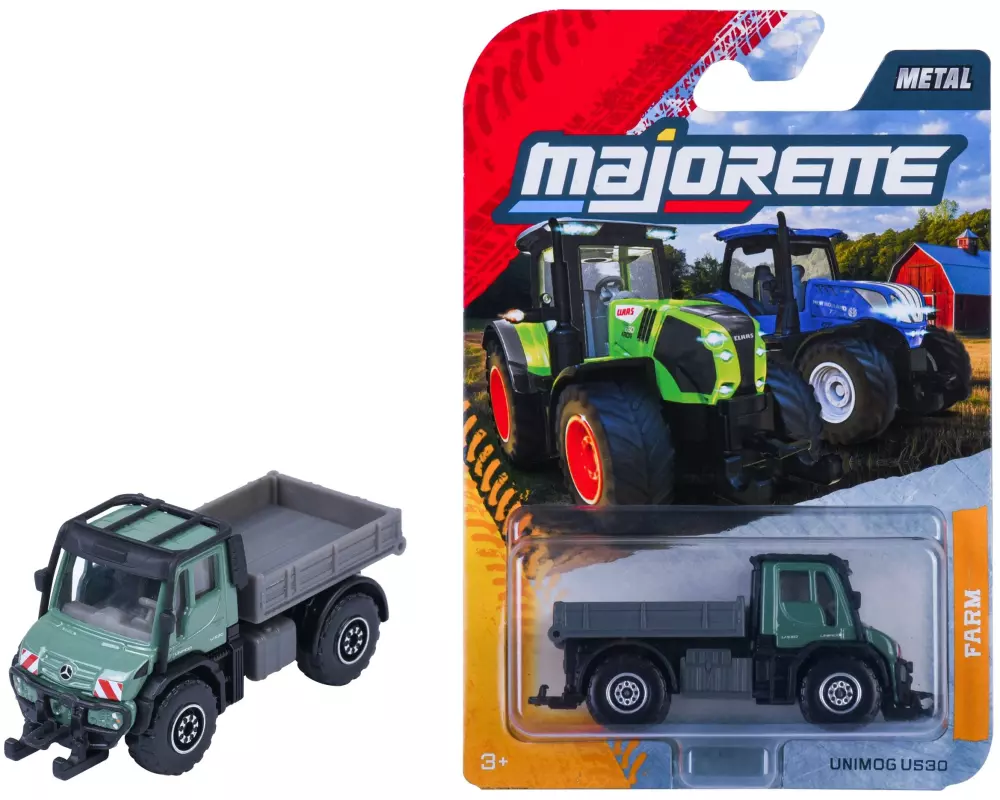 Majorette Farm Premium Unimog U530 Grau Grün