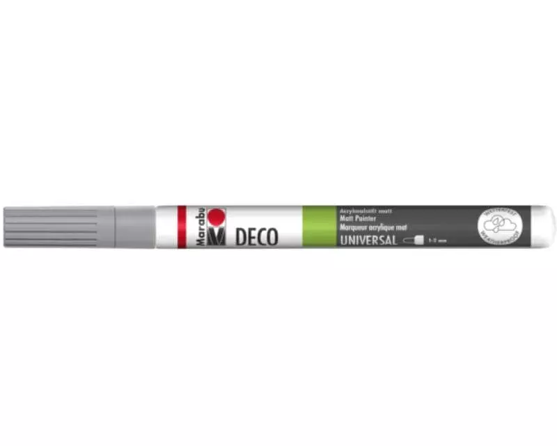 Marabu Acrylmarker Deco Painter 1 - 2 mm, Grau