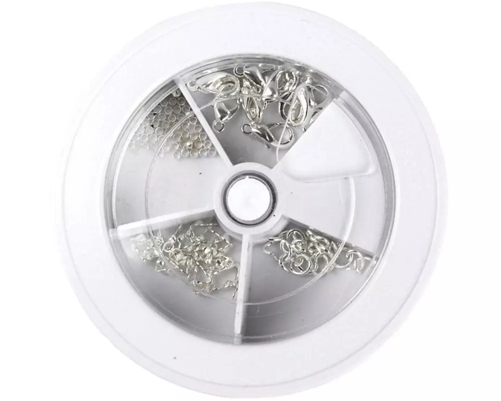 Creativ Company Verschluss Set, versilbert