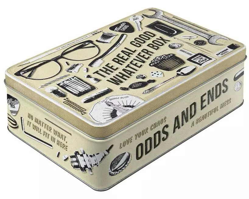 Nostalgic Art Vorratsdose Whatever Beige/Schwarz/Weiss