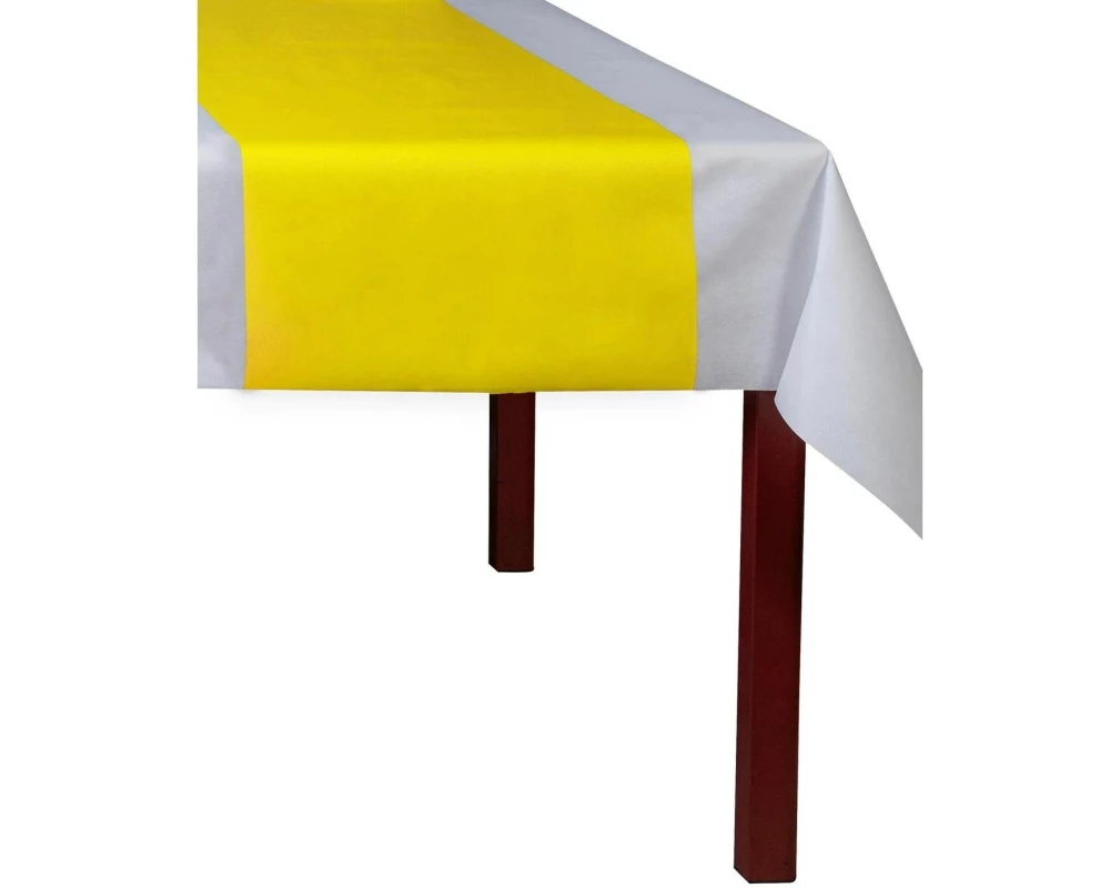 PRO nappe Tischläufer Tête-à-tête, Rolle, 40 x 2400 cm, Gelb
