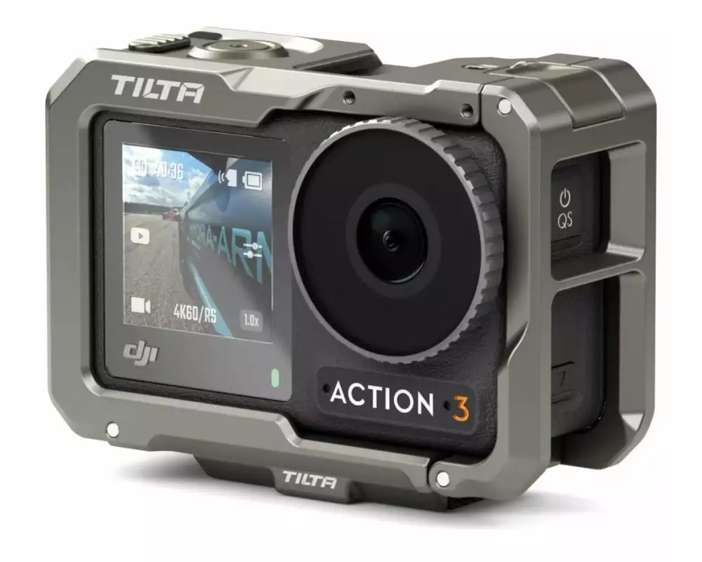 Tilta Cage DJI Osmo Action 3 - Titanium Gray