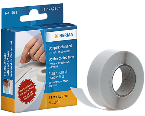HERMA Klebeband doppels. 12mx12,5mm 1081