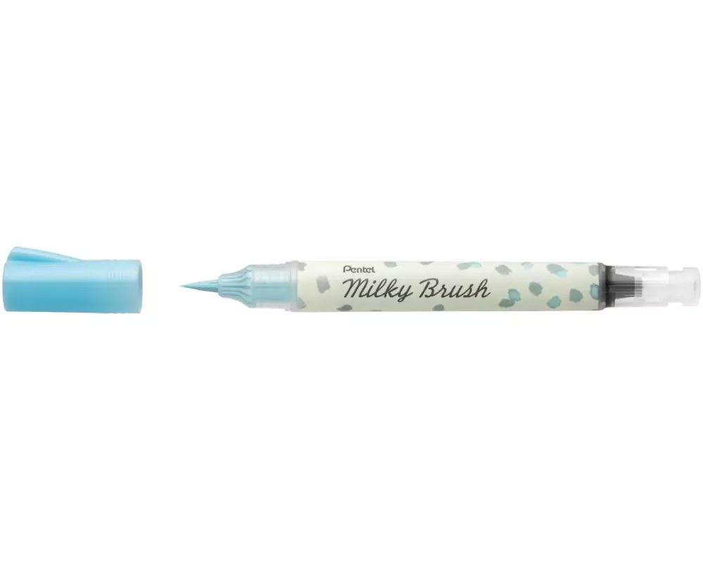 pentel Milky Brush Hellblau