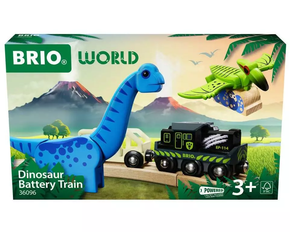 BRIO BRIO World Dinosaur Battery Train