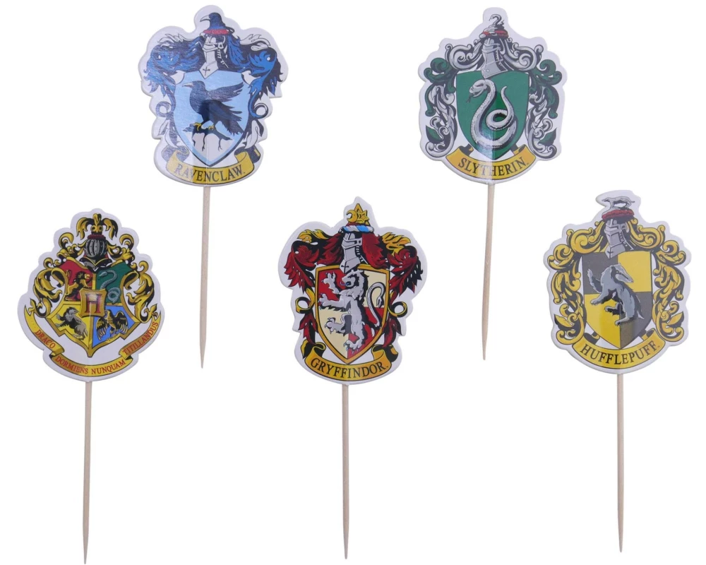 PME Harry Potter Cupcake Topper Häuser 6 Stück