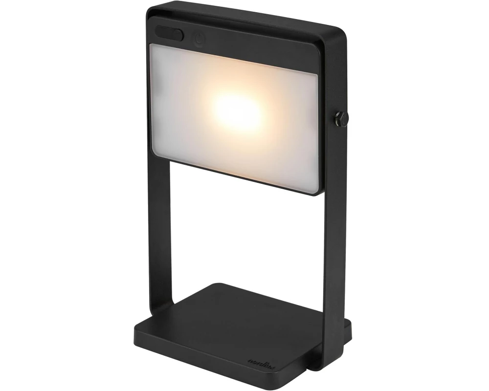 Nordlux Akkuleuchte Saulio Solar 3.5W, LED, IP44, schwarz