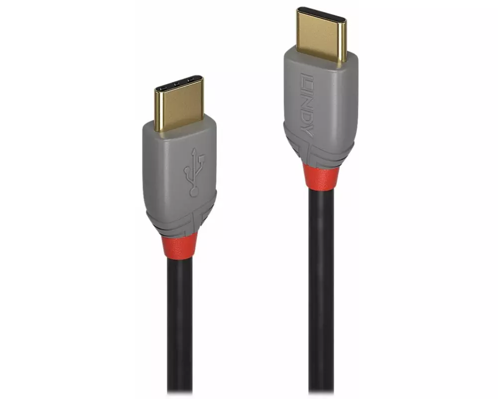 LINDY Anthra Line USB Cable, USB 2.0, USB/C-USB/C M-M, 3m