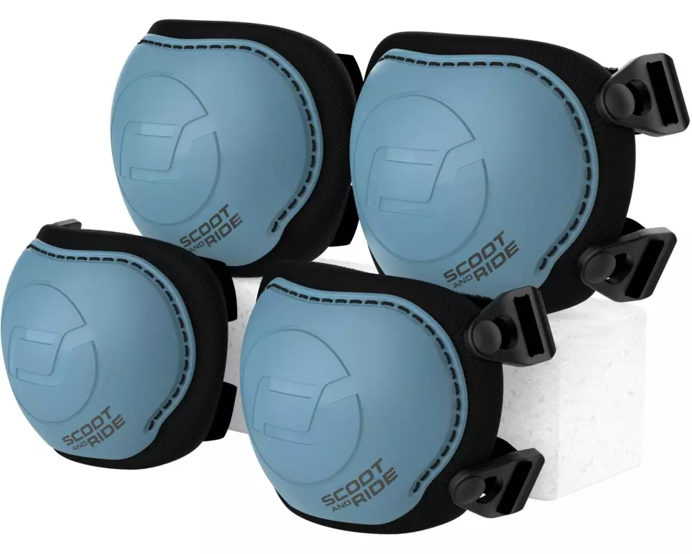 Scoot and Ride Knie- & Ellenbogenschoner Set S Steel