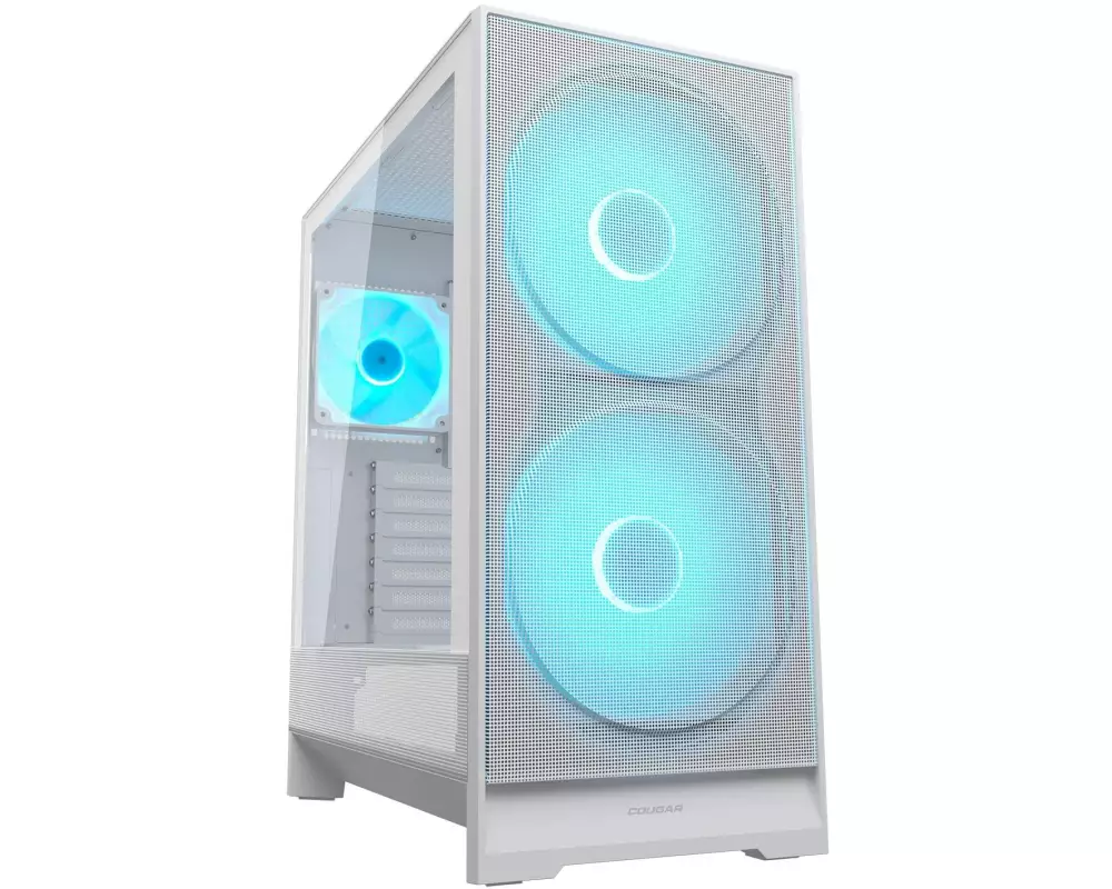 Cougar Airface 180 ARGB Midi-Tower, Glasfenster, Mesh-Front