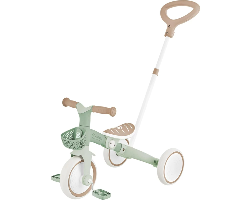 GLOBBER Kinder-Laufrad Learning Trike 3 in 1 Plus Salbeigrün