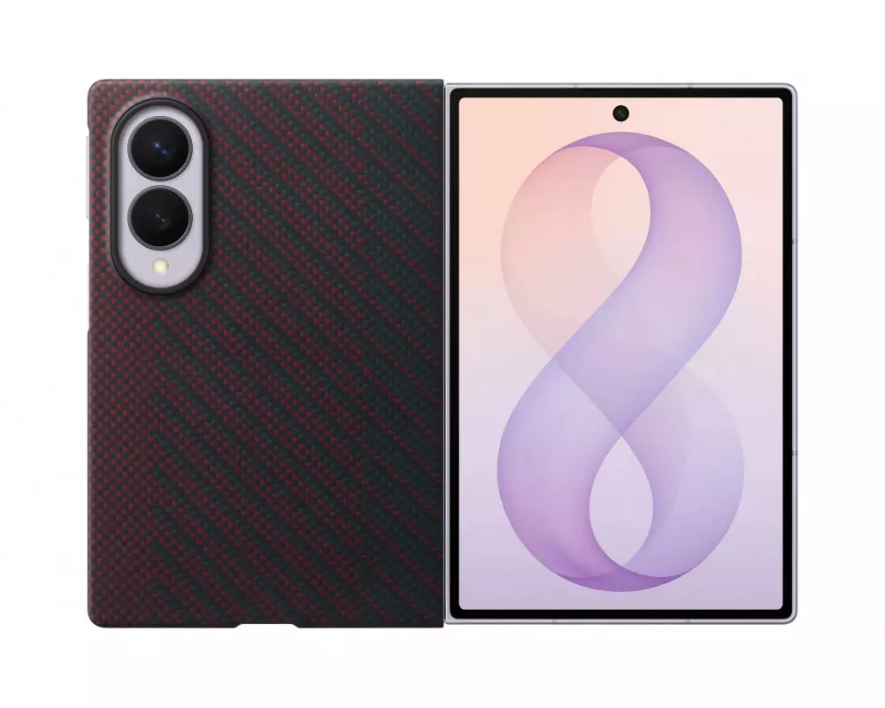Samsung Samsung Fold Wide Carbon Violet Carbon, Magnet, Red, Purpur