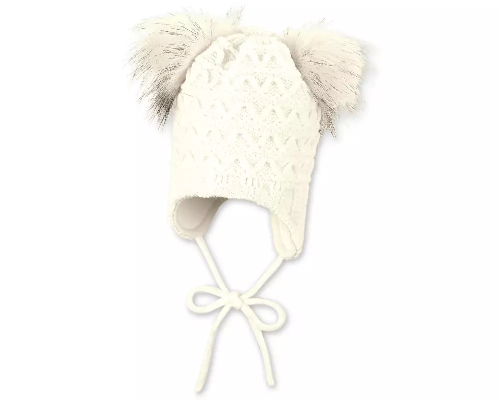 Sterntaler Wintermütze Pompons Ecru Gr. 49