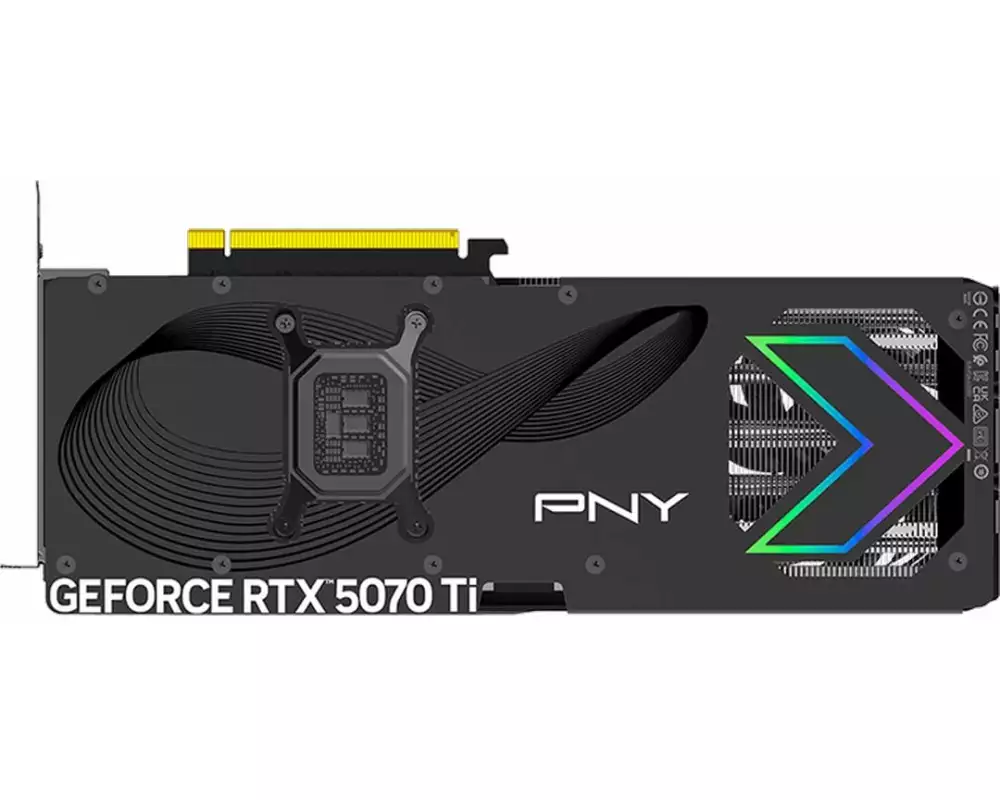PNY GeForce RTX 5070 Ti 16 GB GDDR7 PCIe 5.0 x16 Triple Fan ARGB