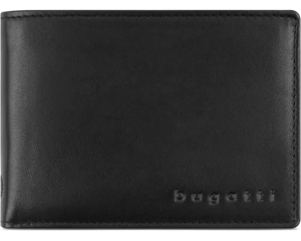 Bugatti Portemonnaie Primo 12.5 cm, Schwarz