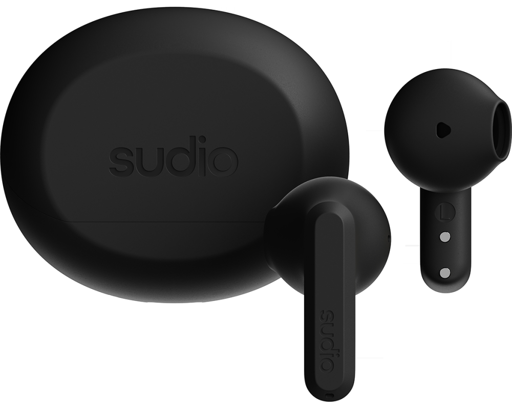 SUDIO Wireless Earbuds A3BLK A3, Black