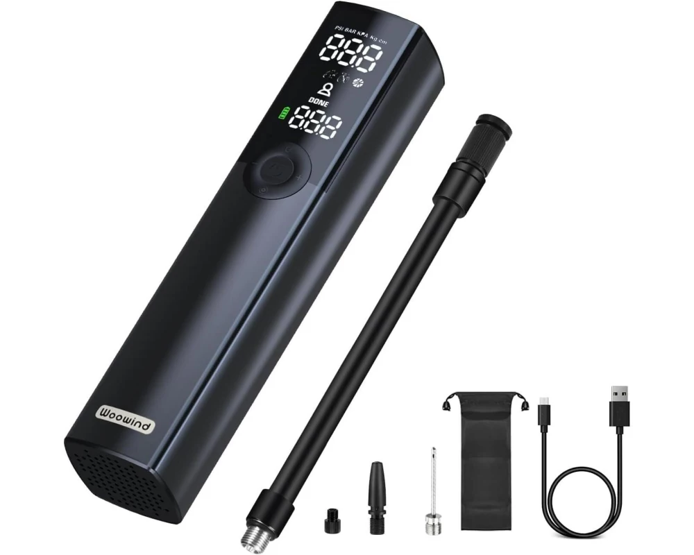 Woowind Elektrische Luftpumpe Ventus Ride, 150 PSI, 2400 mAh, 8 W