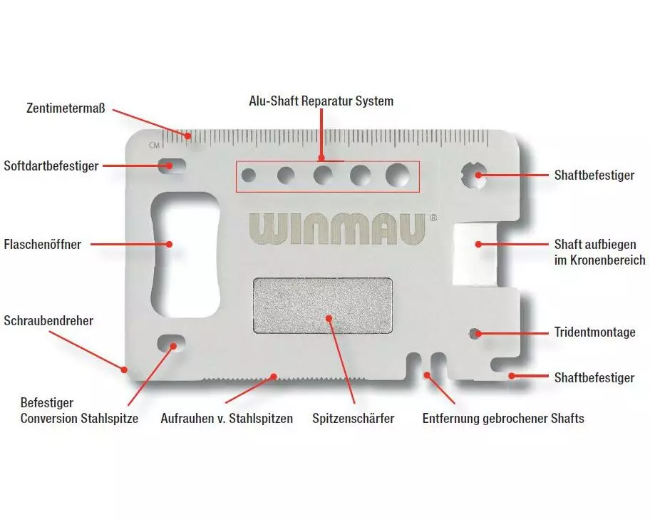Winmau Darts Multi-Tool
