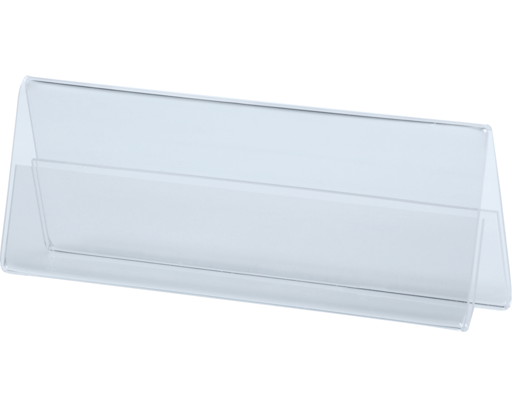 DEFLECTO Tischnamenschilder 48601 transparent A4