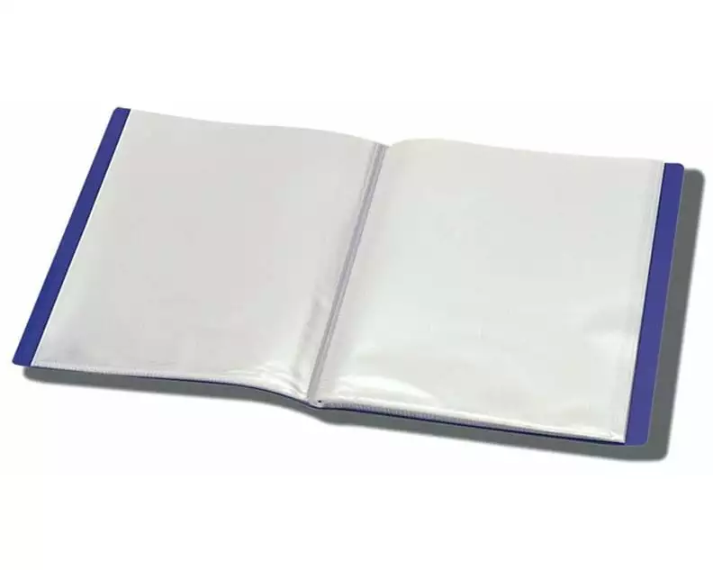 Büroline Sichtbuch A4, 20 Taschen Blau