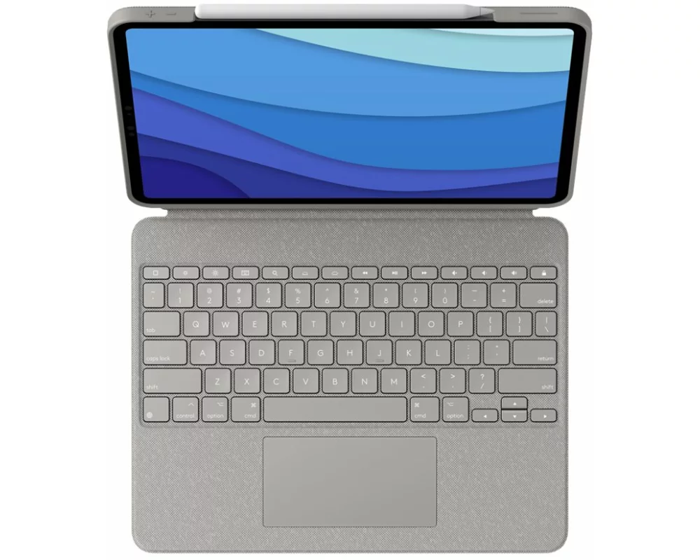 Logitech Combo Touch for iPad Pro 12.9inch 5th generation - SAND - INTNL (US)