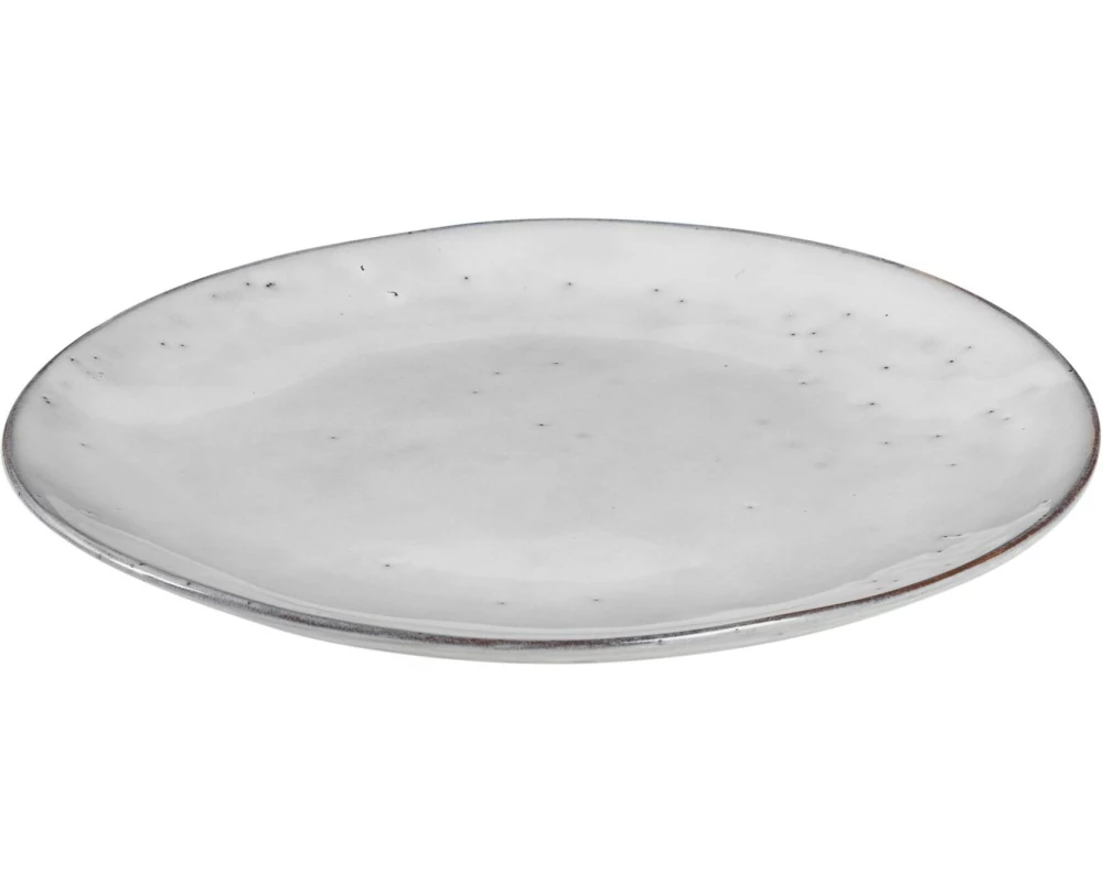 Broste Copenhagen Nordic Sand Steingut Beige Rund 26 cm
