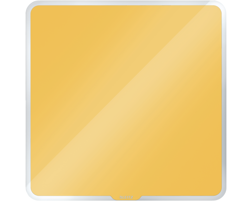 LEITZ Glass Whiteboard Cosy 7044-00-19 gelb 50x50x4cm